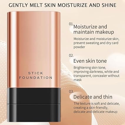 Korean 2 in 1 Glass Skin Foundation Stick