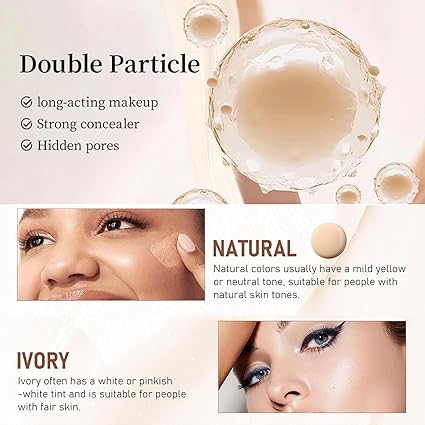 Korean 2 in 1 Glass Skin Foundation Stick